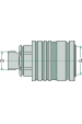 Obrázok pre Hydraulická rychlospojka samice KM 10L 2 M16 x 1,5 DN10-BG2