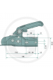 Obrázok pre Tažný kloub AL-KO AK 270 se Soft-Dockem pro bržděný přívěs povolená hmotnost 2700 kg