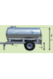 Obrázok pre Cisterna na vodu za traktor Pasdelou 4400 l zinkovaná pro provoz na farmě