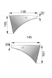 Obrázok pre Výměnný díl pravý na pluh Kuhn, Huard 145 x 195 mm pro orební těleso N4 AgropaGroup