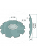 Obrázok pre Zubatý podmítací disk na diskový podmítač Lemken Heliodor 460 x 5 mm 8 zubů 6 děr