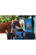 Obrázok pre Plastový box na vybavení pro koně na soutěže La GÉE červené vertikální provedení s kolečky
