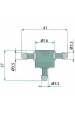 Obrázok pre Zpětný ventil GRANIT pro hadičku ostřikovače s vnitřním průměrem 3-4 mm