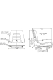 Obrázok pre Sedačka pro vysokozdvižný vozík VZV mechanicky odpružená 565x485x485 mm