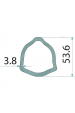 Obrázok pre Profilová trubka kardanu Blueline trojúhelník P9 délka 1,5 m průměr 53,6 mm B6, B7, B8