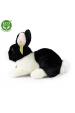 Obrázok pre Plyšový králík bílo-černý ležící Rappa velikost 23 cm