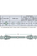 Obrázok pre Kardan, kardanová hřídel Blueline italský systém délka 560 mm B8