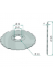 Obrázok pre Ozubený výsevní disk 350 x 4 mm secí botky na secí stroj Kverneland Accord DA, DA-S, DA-X