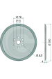 Obrázok pre Řezný disk 380 x 4 mm na secí stroj Kverneland Accord Optima