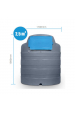 Obrázok pre Nádrž na AdBlue dvouplášťová SWIMER Eco-Line 2500 l verze BASIC