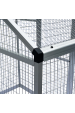 Obrázok pre Klecový mobilní výběh pro slepice, drůbež, králíky Gaun hliníkový rám 182 x 178 x 195 cm