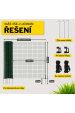Obrázok pre Kempingová nevodivá síť horizont FIX 90 cm × 25 m | mobilní oplocení pro psy a karavan