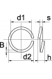 Obrázok pre Pružná podložka M8 DIN 127B pozinkovaná Kramp, 8,5 × 14,8 × 2 mm